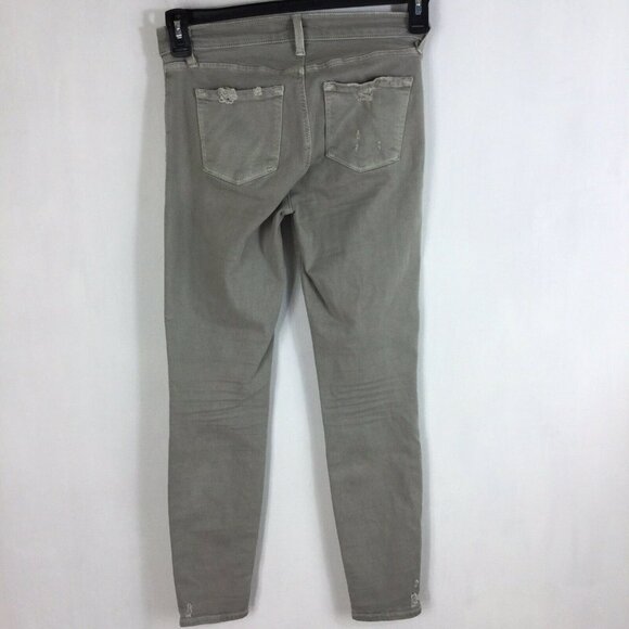 J Brand Distressed Mid Rise Skinny Capri Jeans - Picture 2 of 8